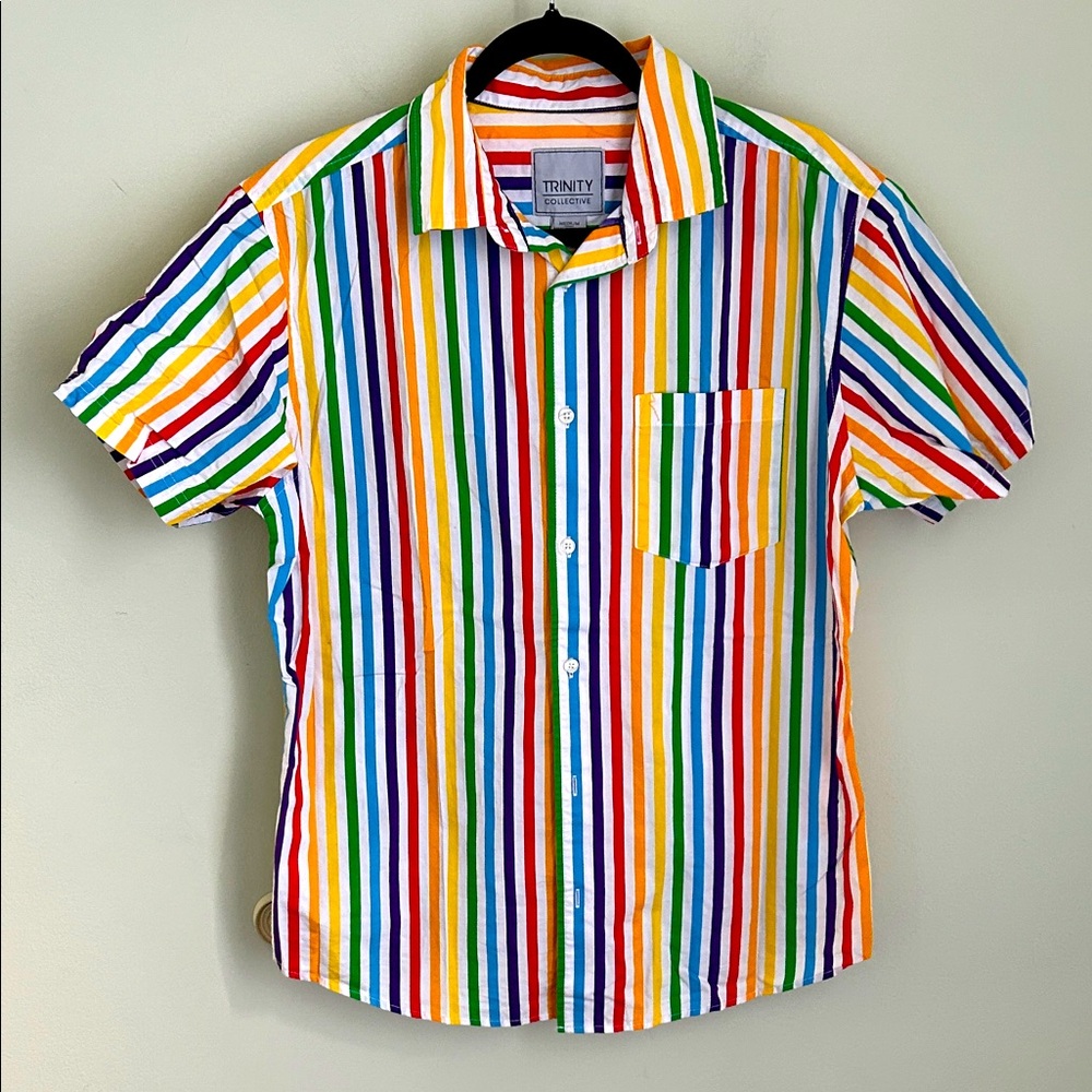 Trinity Vibrant Striped Men's Shirt